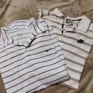 2 men's NIKE SHIRTS SIZE LARGE,  VERY NICE